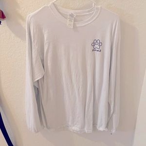 Pawz sunflower white long sleeve shirt